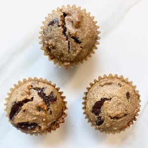 healthy banana muffins