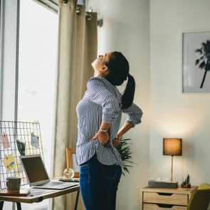 Working at home can be a real pain in the back