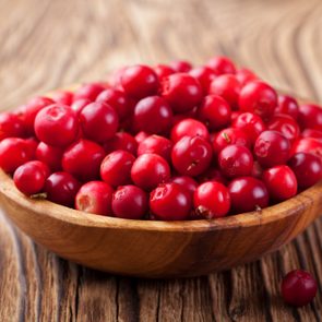 Cowberries, red bilberries, cranberries